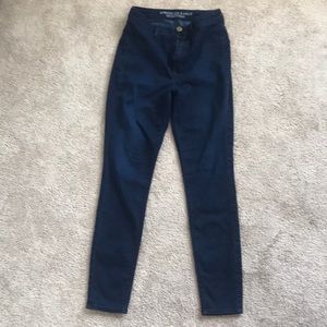 Like new sky high American Eagle dark jegging